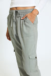 The Cargo Convertible Pant - Dusty Sage