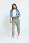 The Cargo Convertible Pant - Dusty Sage