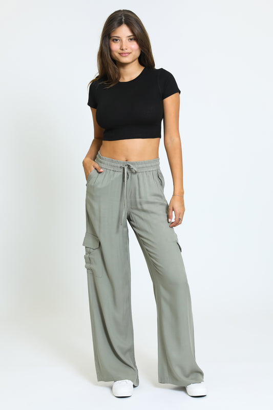 Taylor Utility Boardwalk Pants - Dusty Sage