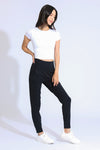 Easy Knit Jogger - Black