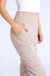 CARGO KNIT JOGGER - HEATHER TAUPE