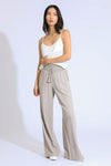 LUNA BOARDWALK WIDE LEG PANT - TAUPE