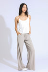 LUNA BOARDWALK WIDE LEG PANT - TAUPE