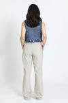 LINEN PANT W/ PORKCHOP POCKETS - VINTAGE CLAY