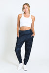 CARGO KNIT JOGGER - BLACK/GREY