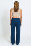 SUPER HIGH RISE WIDE LEG TROUSER - DEEP TEAL