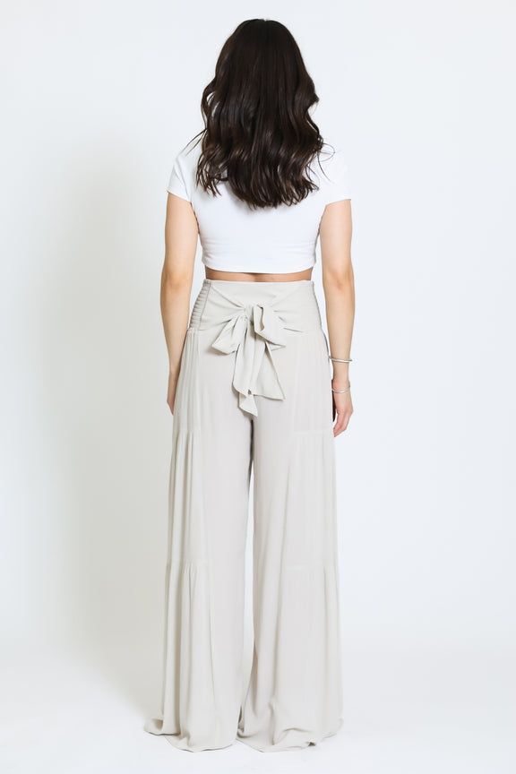 Printed Wide Tiered Pants