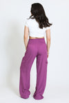 BOARDWALK WIDE LEG W/ UTILITY POCKETS - BOYSENBERRY