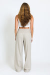 WIDE SMOCKED BOARDWALK PANT - SAND PIPER