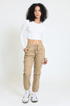 CARGO UTILITY JOGGER - TAUPE BROWN