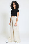 BOARDWALK WIDE LEG W/ CARGO POCKETS - SAND