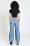 Alexa Raw Hem High Rise Jeans - Medium Wash