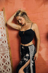 EVERYDAY TIE TOP - BLACK