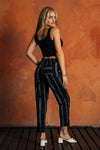 SEAMED TANK TOP - BLACK