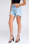 TOMBOY DENIM SHORT - LIGHT INDIGO