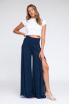 FRONT WRAP WIDE LEG PANT - ALZONE