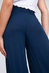FRONT WRAP WIDE LEG PANT - ALZONE