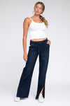 PULL ON JEANS - CARBON INDIGO