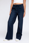 PULL ON JEANS - CARBON INDIGO