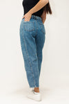 Slim Barrel Jeans - Medium Indigo
