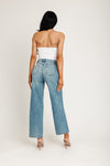 Super High Rise Cinch Waist Jeans - Medium Indigo