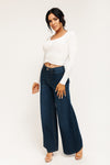 Super High Rise Loose Flare Jeans - Vintage Dark Blue