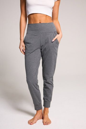 EASY KNIT JOGGER - HEATHER CHARCOAL