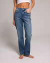 Stella High Rise 90's Straight Jeans - Dark Blue Carbon