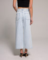 High Rise Wide Leg Cropped Jeans - Indigo Antique