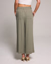 Wide Leg Crop Pant - Dusty Sage