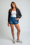 THE CUFFED SHORT - VINTAGE INDIGO