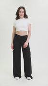 BOARDWALK WIDE LEG W/ UTILITY POCKETS - BLACK