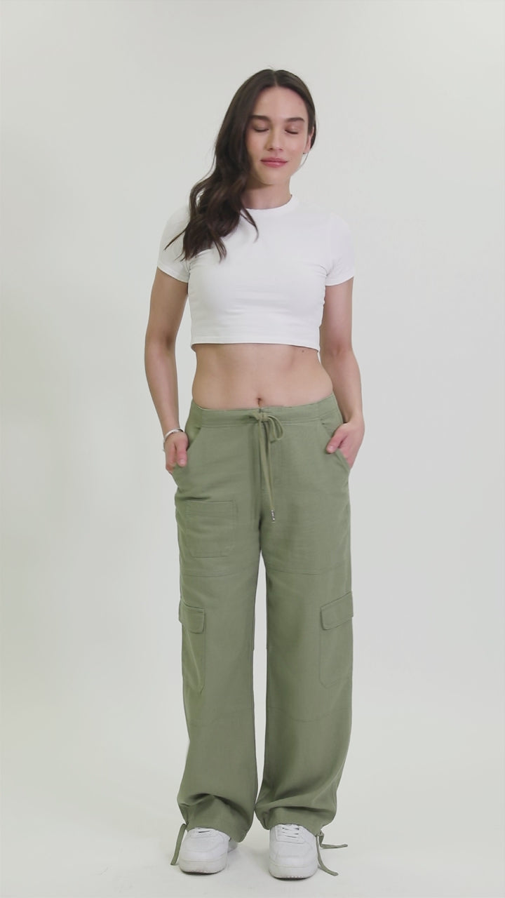 sage green flared legging outfit｜TikTok Search