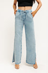 Pull On Jeans - Medium Indigo