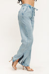 Pull On Jeans - Medium Indigo