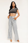 Pull On Pant - Navy/White