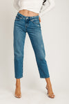 Next Level Low Rise Straight Jeans - Medium Indigo