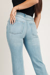 Stella High Rise 90's Straight Jeans - Classic Medium Indigo