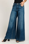Low Pro Palazzo Jeans - Vintage Dark Blue