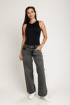 Low Pro Baggy Jeans - Black Carbon