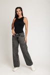 Low Pro Baggy Jeans - Black Carbon