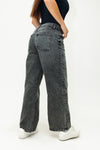 Low Pro Baggy Jeans - Black Carbon