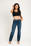 Stella High Rise 90's Straight Jeans - Classic Blue