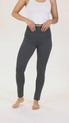 Essential Real Pocket Leggings - Heather Charcoal