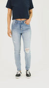 Stevie High Rise Skinny Jeans - Blooming Blue