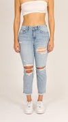 High Rise Jersey Crop Pant