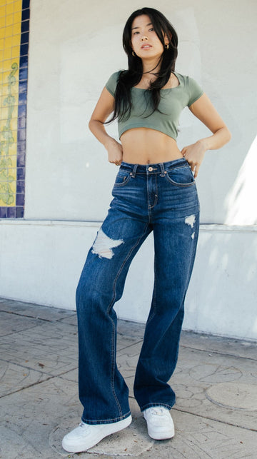 SUPER HIGH RISE WIDE LEG