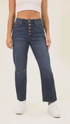 Mom Stovepipe Ankle Jeans