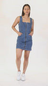 Zip Front Denim Dress